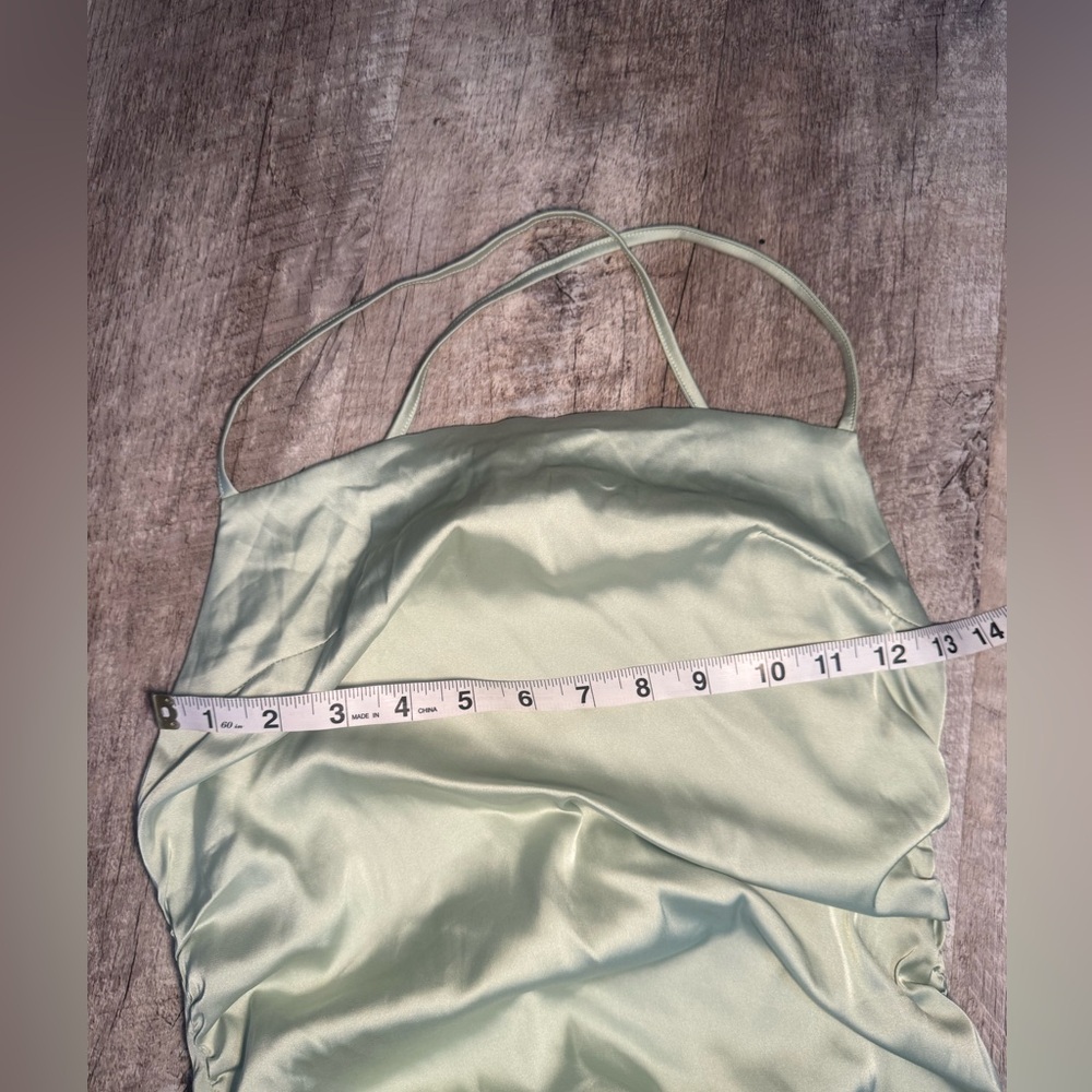 Rosedress NWT Size Small, mint green, skinny strap open back mini w/back detail - Picture 11 of 14